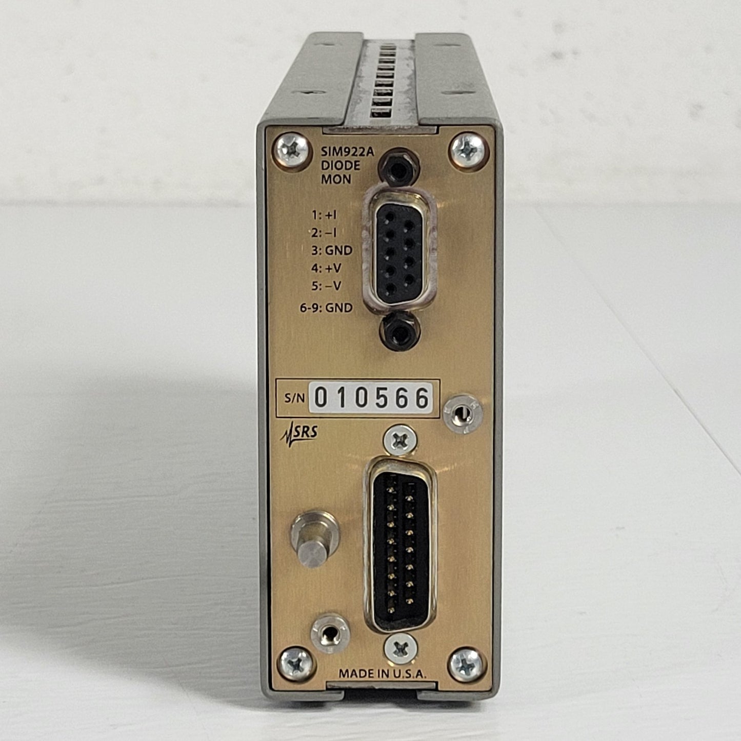 SRS SIM922A Cryogenic Diode Temperature Monitor 10uA Excitation Module