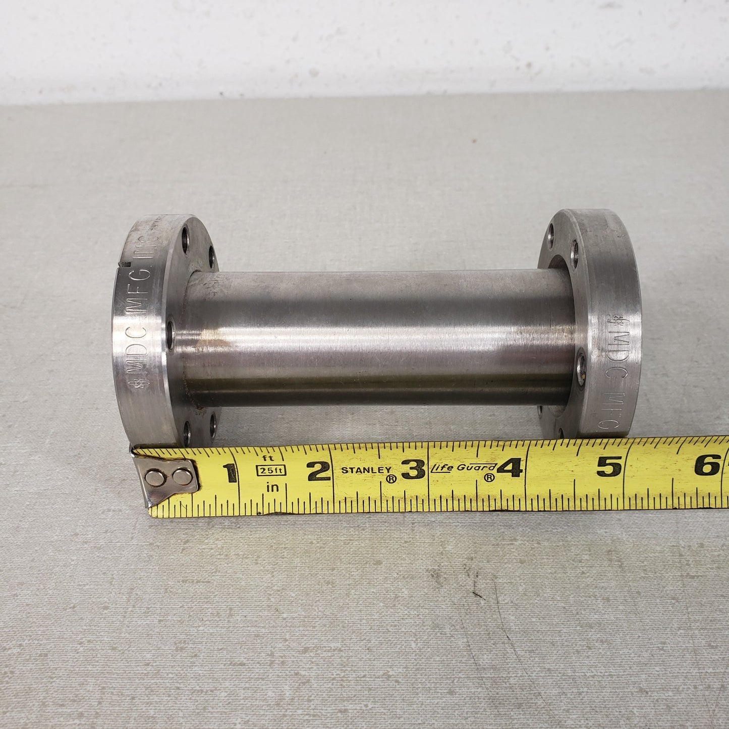 MDC 402002 2.75" CF DN35CF 5" Long Full Nipple 304SS UHV High Vacuum Rotatable
