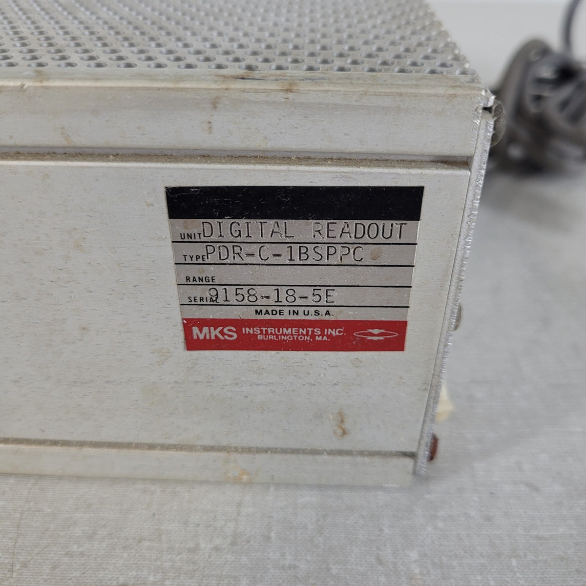 MKS Granville Phillips PDR-C-1B Digital Pressure Readout Controller PSU Relay