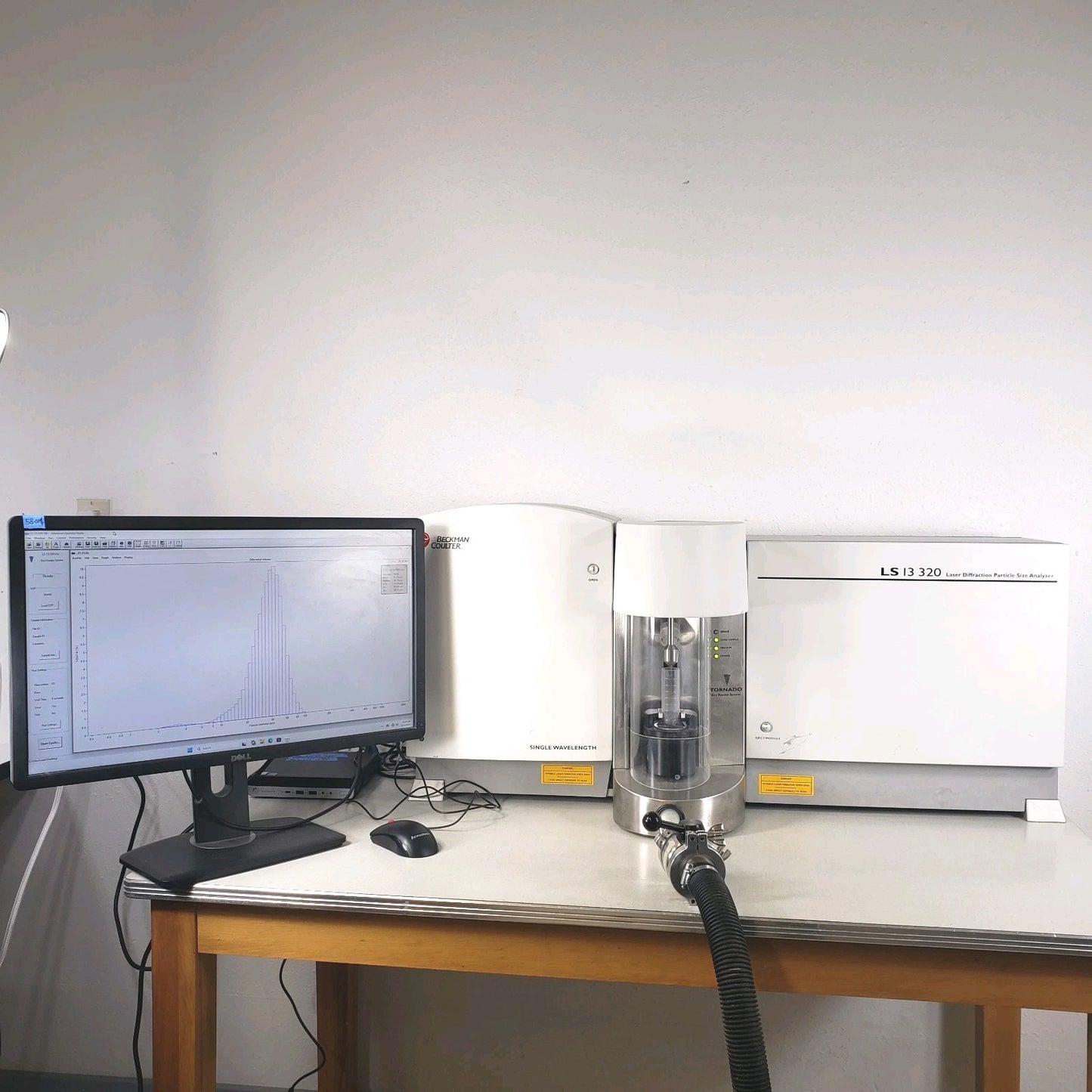 TESTED Beckman Coulter LS 13 320 Particle Size Analyzer w/ DPS Tornado & PC