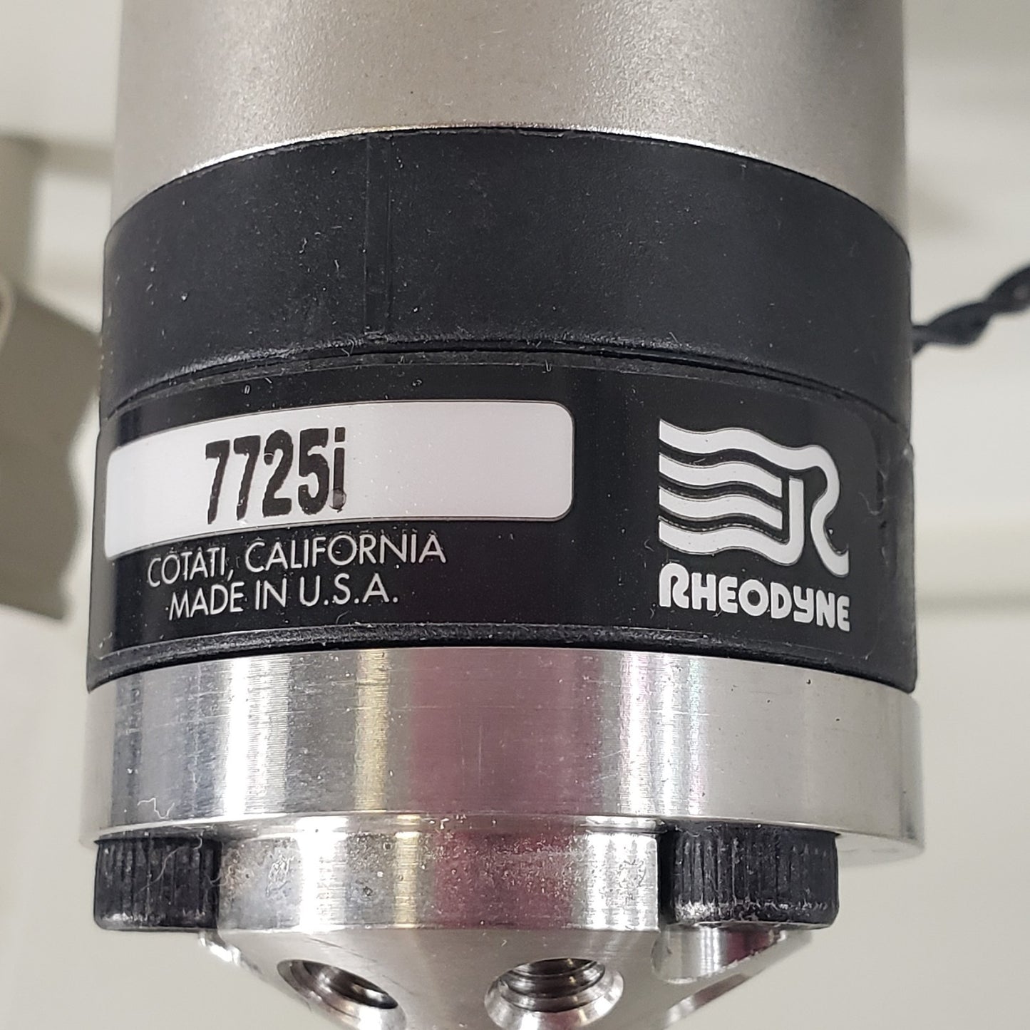 Rheodyne 7725i 6-Port Manual HPLC Sample Injector Valve w/ Position Switch