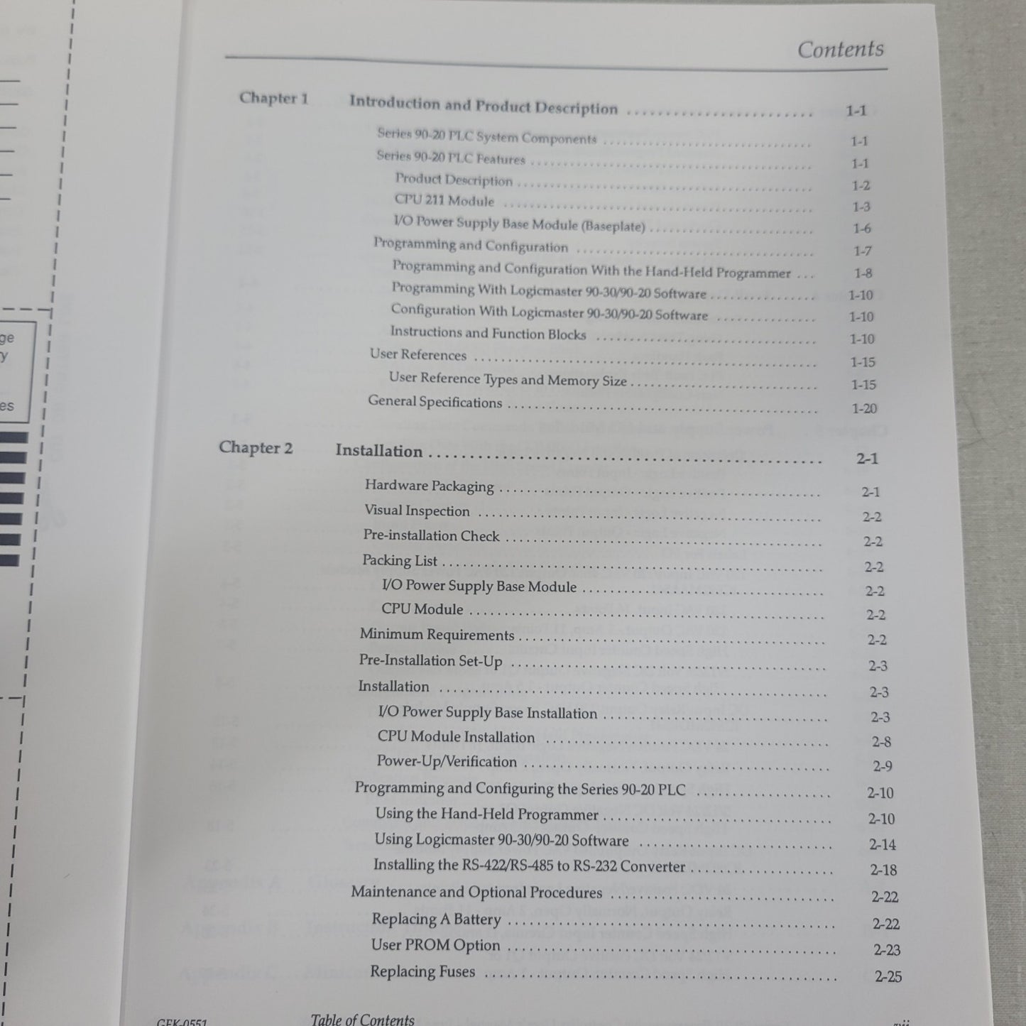 GE Fanuc GEK-90486D-2 Genius I/O Discrete Analog Blocks PLC User Manual