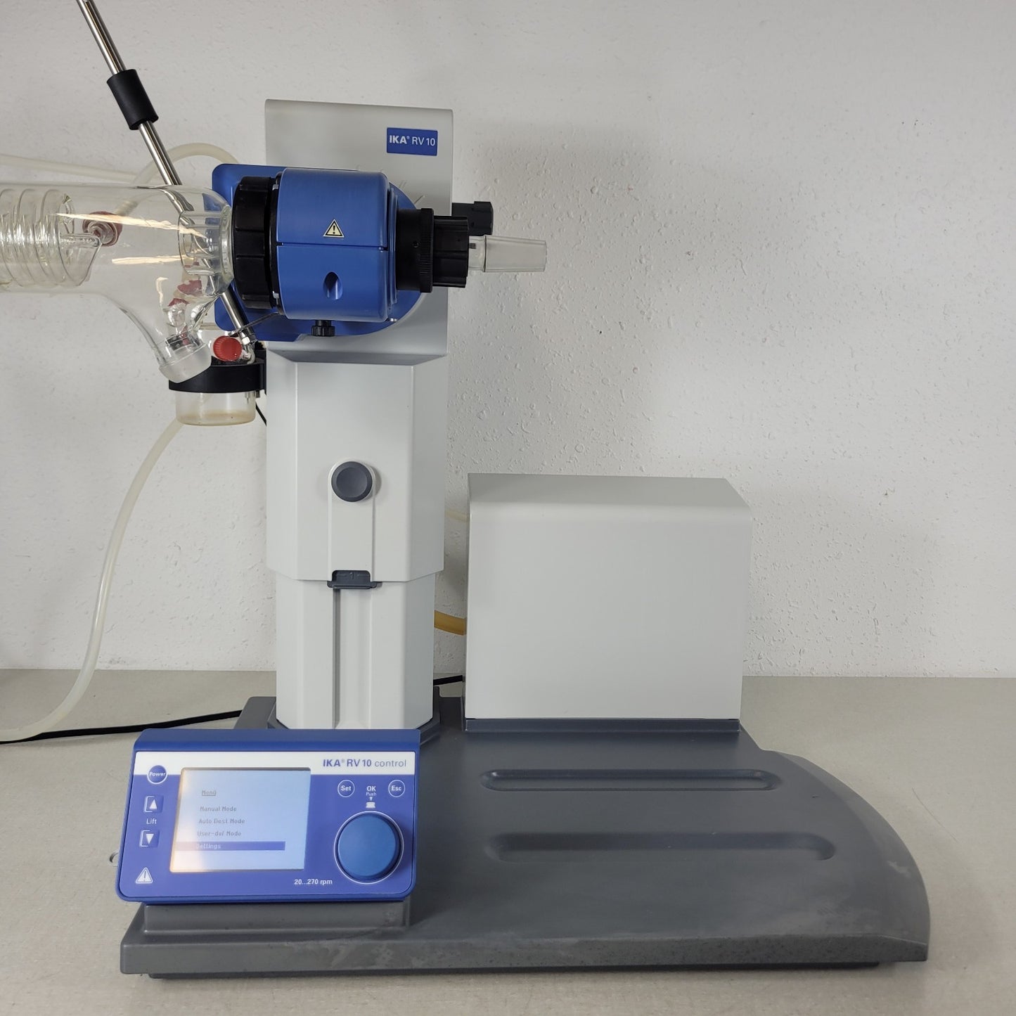 IKA RV 10 Control Rotary Evaporator Rotovap w/ Condenser 1L Flask No Bath