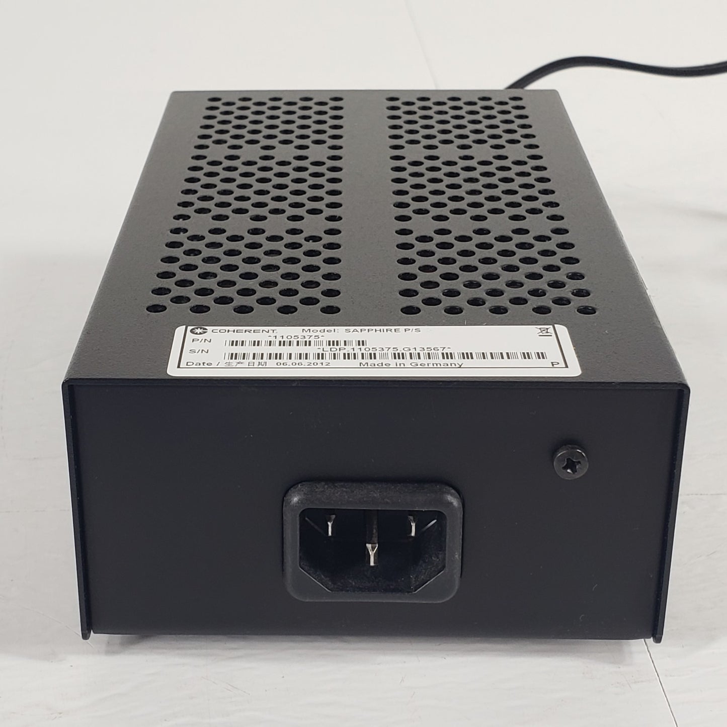 TESTED Coherent Sapphire 488-50 CW 488nm 50mW Laser w/ PSU Controller 9726