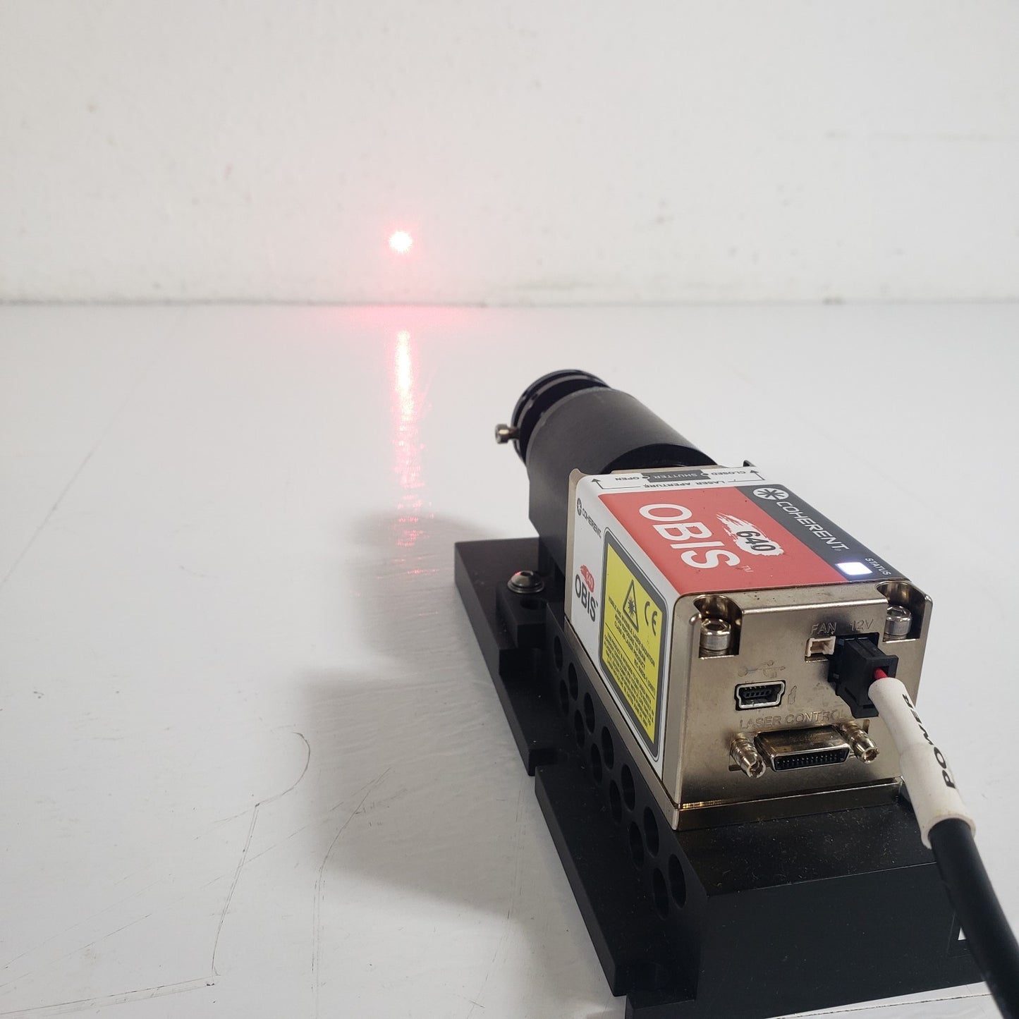 TESTED Coherent OBIS LX 640nm 40mW Laser 1185054 PSU USB I/O 38mW