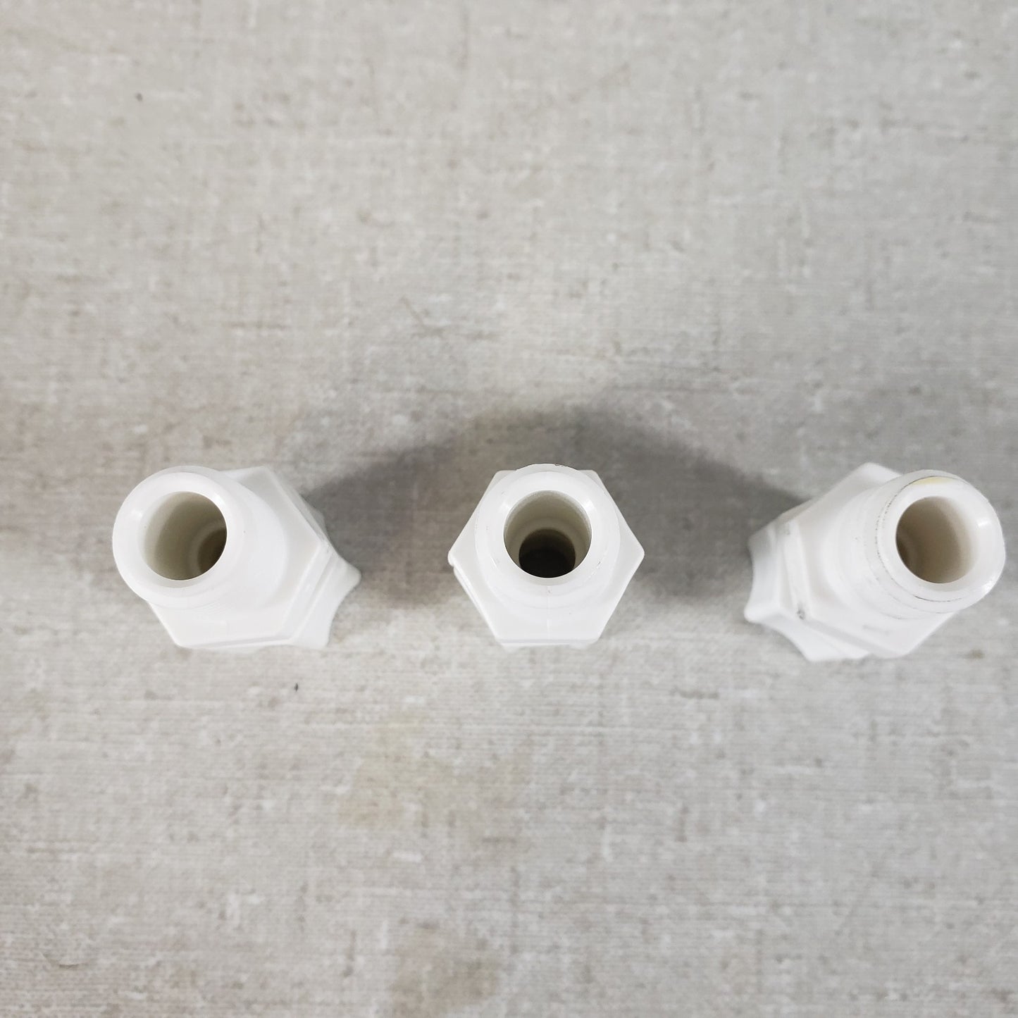 MCMASTER-CARR 5016K477 5/16" & 1/4" Polypropylene Hi-Pressure Comp. Fit, 3 Pack