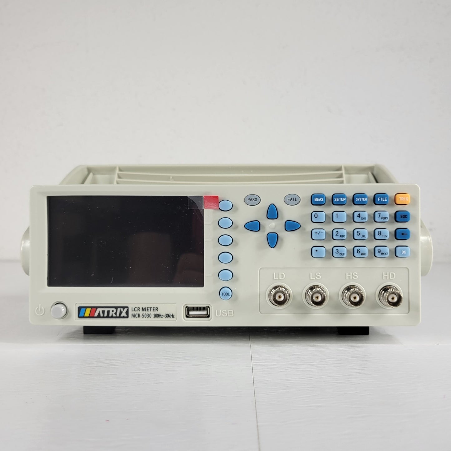 TESTED Matrix MCR-5030 LCR Meter 100Hz-30kHz w/ Manual Test Report & Cables