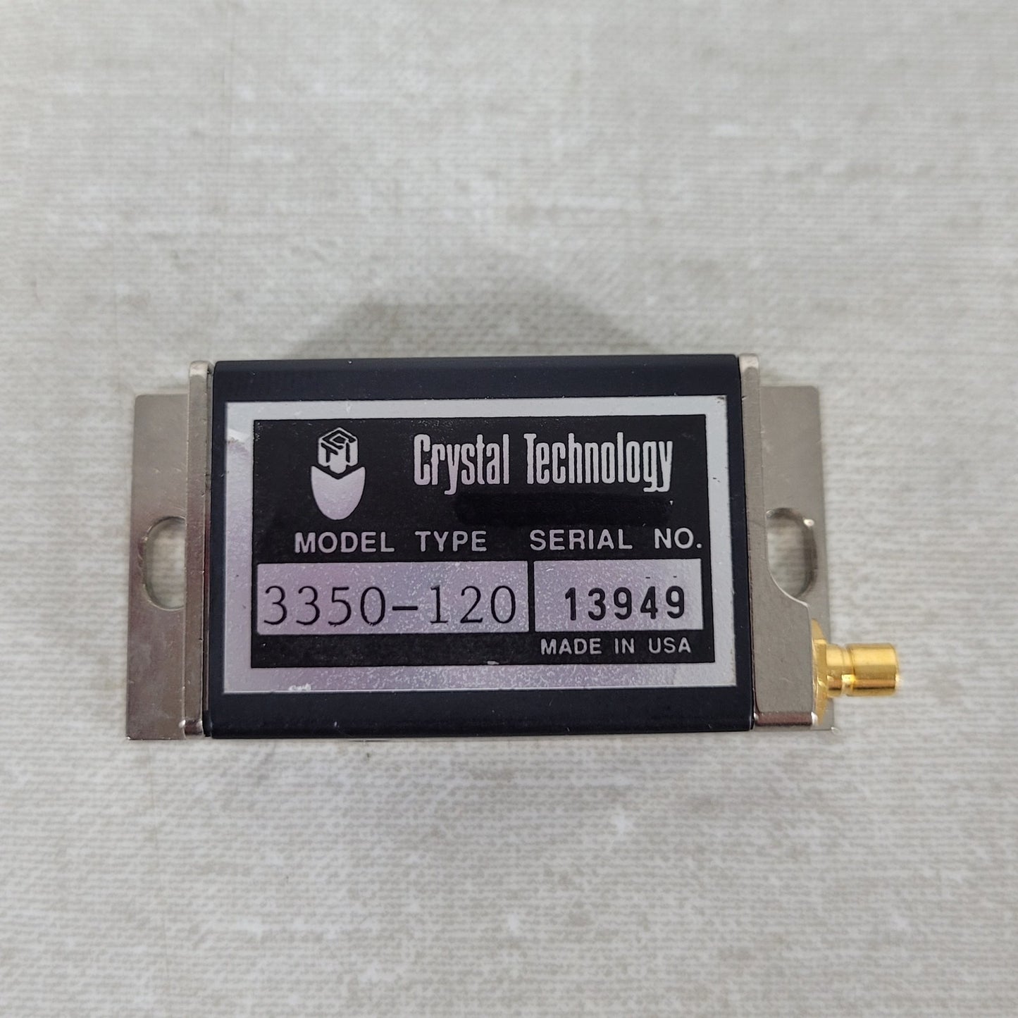 Crystal Technology 3350-120 350MHz 488/532nm Acousto-Optic Modulator AOM