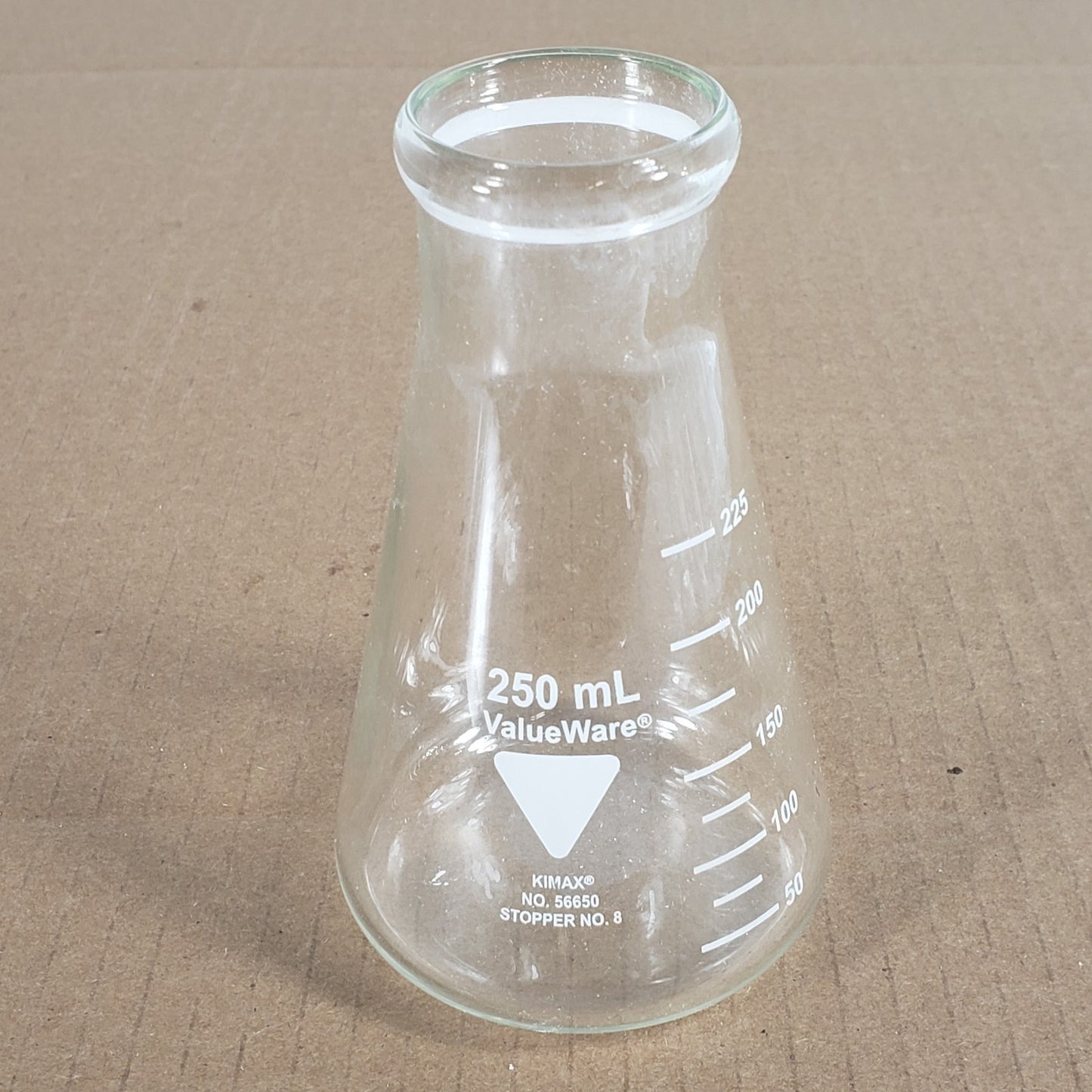 Lot of 14 Valueware/Pyrex 56650/26501/5100/4980 250mL Erlenmeyer Flasks