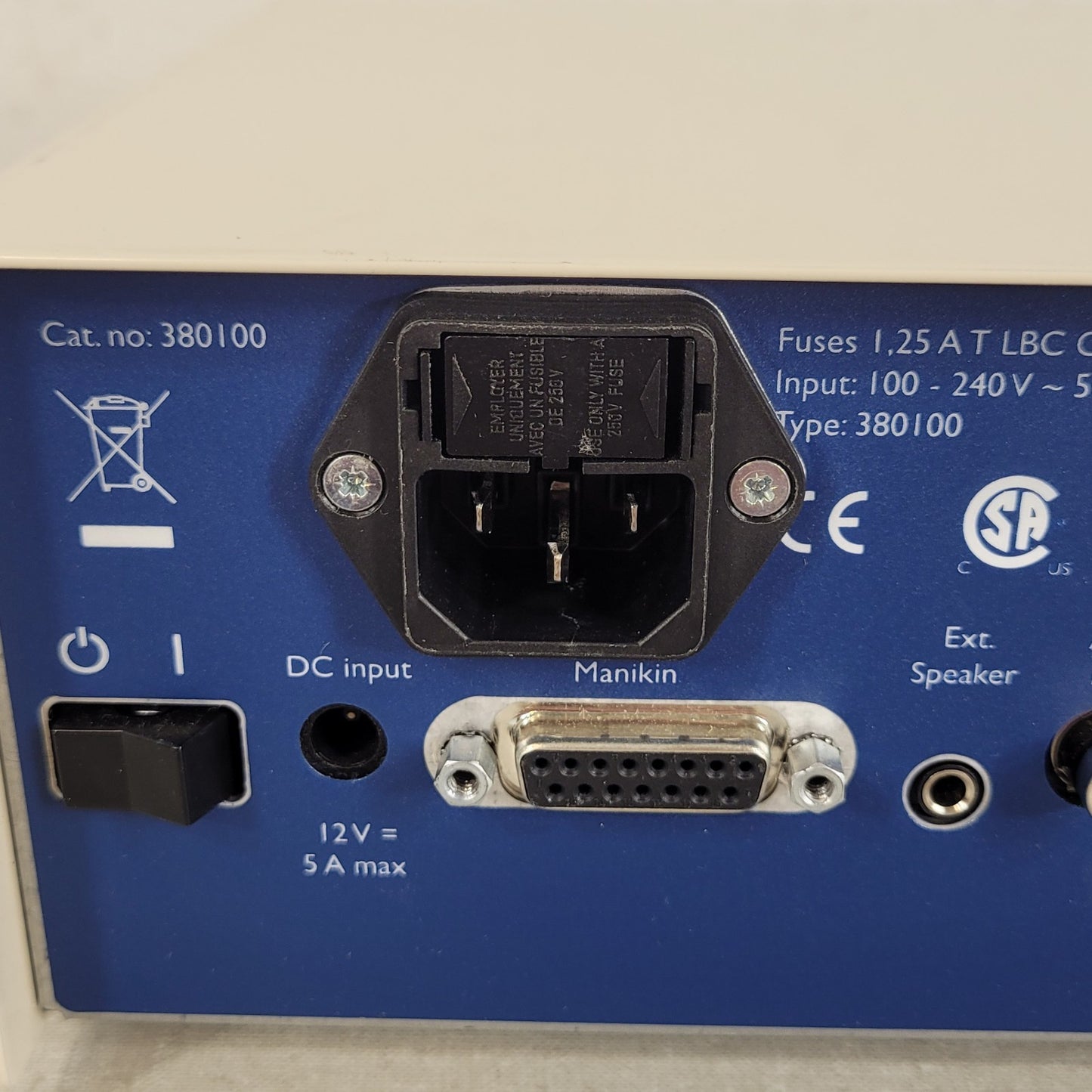 Laerdal 380100 SimMan SimBaby Link Box Patient Simulator Interface Cable