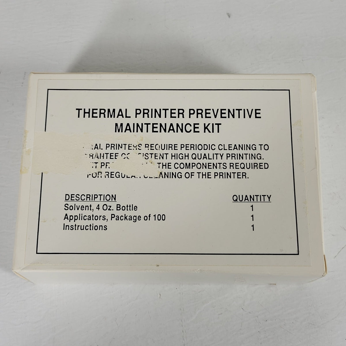 IPS950 Zebra 90Xi Thermal Printer Printhead Cleaning Maintenance Kit Open Box