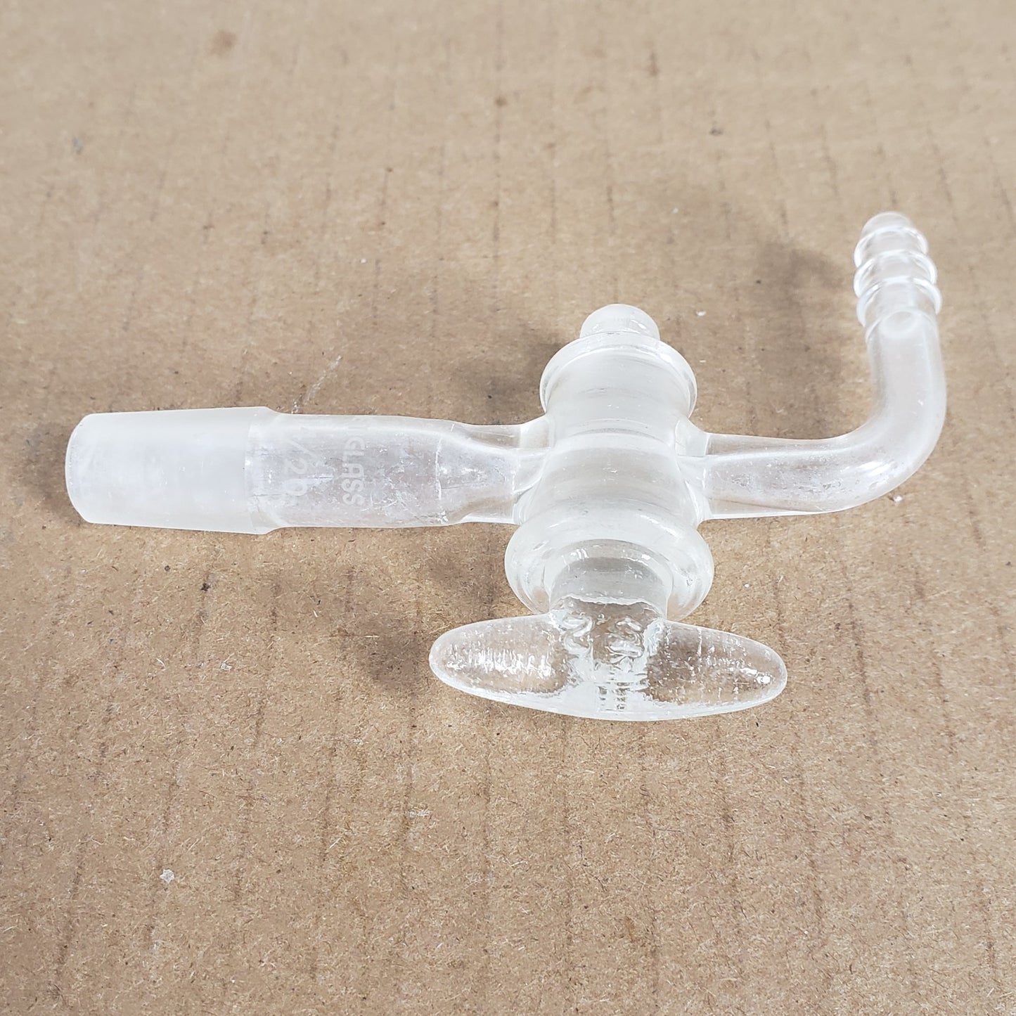 Lot 2 Chemglass CG-1028-14 CG-1030-14 Flow Control Adapters 14/20 Hose
