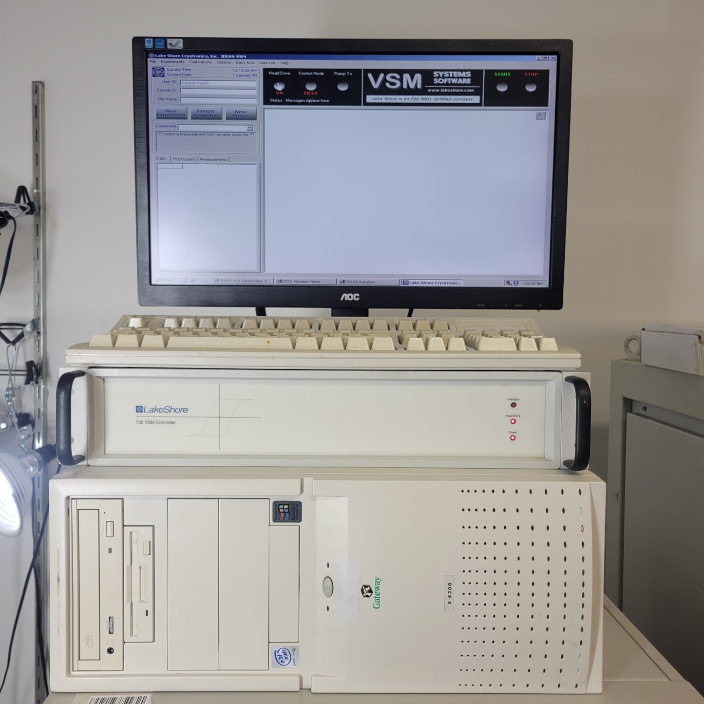 TESTED WORKING Lake Shore 735 VSM Controller 7300 Series Vibrating Sample Magnet