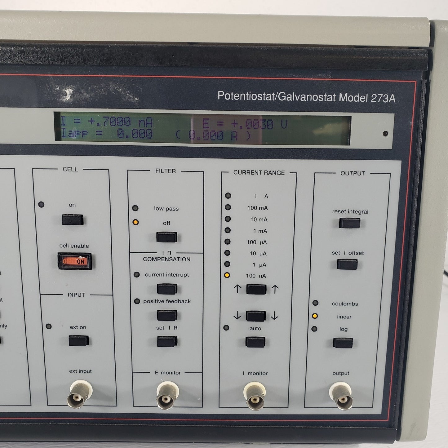 EG&G PAR Princeton Applied 273A Potentiostat Galvanostat BNC GPIB Cables