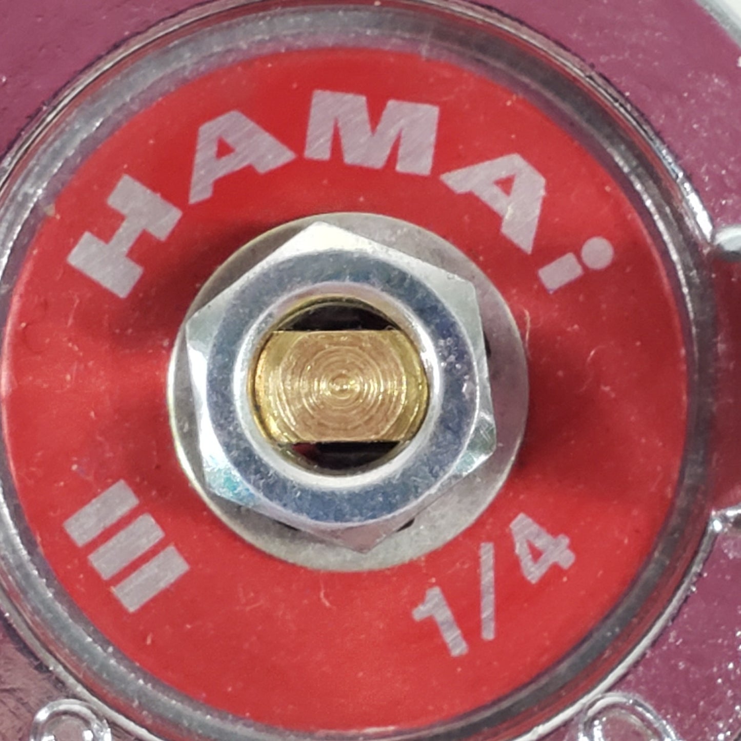HAMAI III 1/4" Brass Ball Valve Manifold Lever Handle Quarter Turn