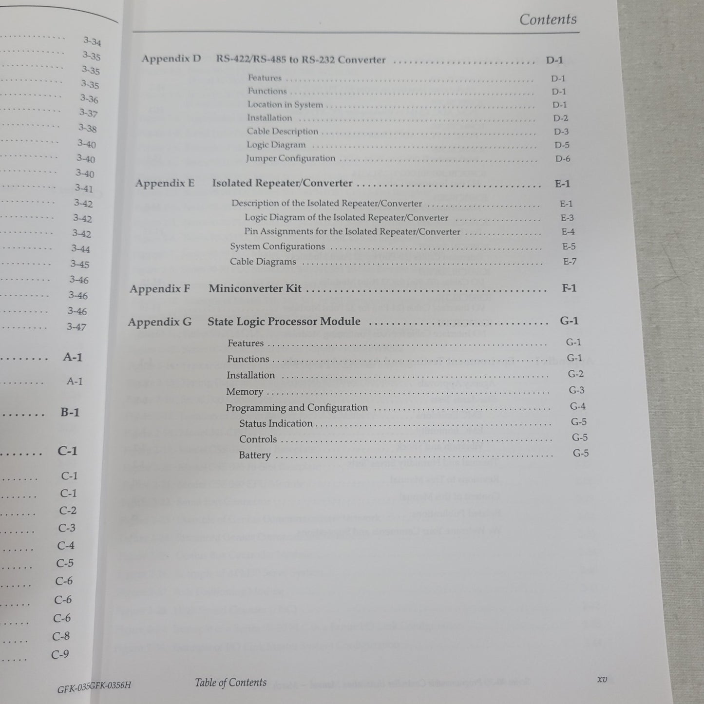 GE Fanuc GFK-0356H Series 90-30 Programmable Controller PLC Installation Manual