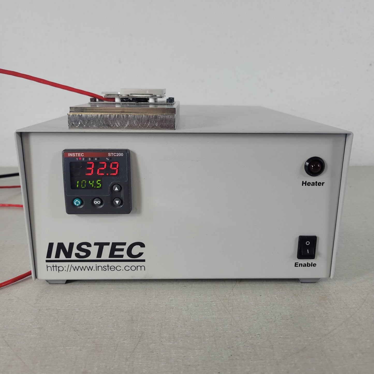 Tested Works Instec STC200 PID Lab Temperature Controller w/ Heated Stage