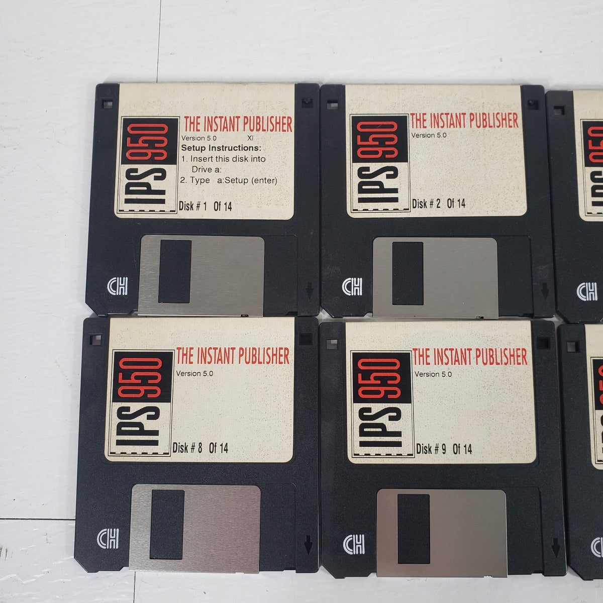 Instant Publisher IPS 950 v5.0 Software Complete 14-Disk Set Color Label Printin
