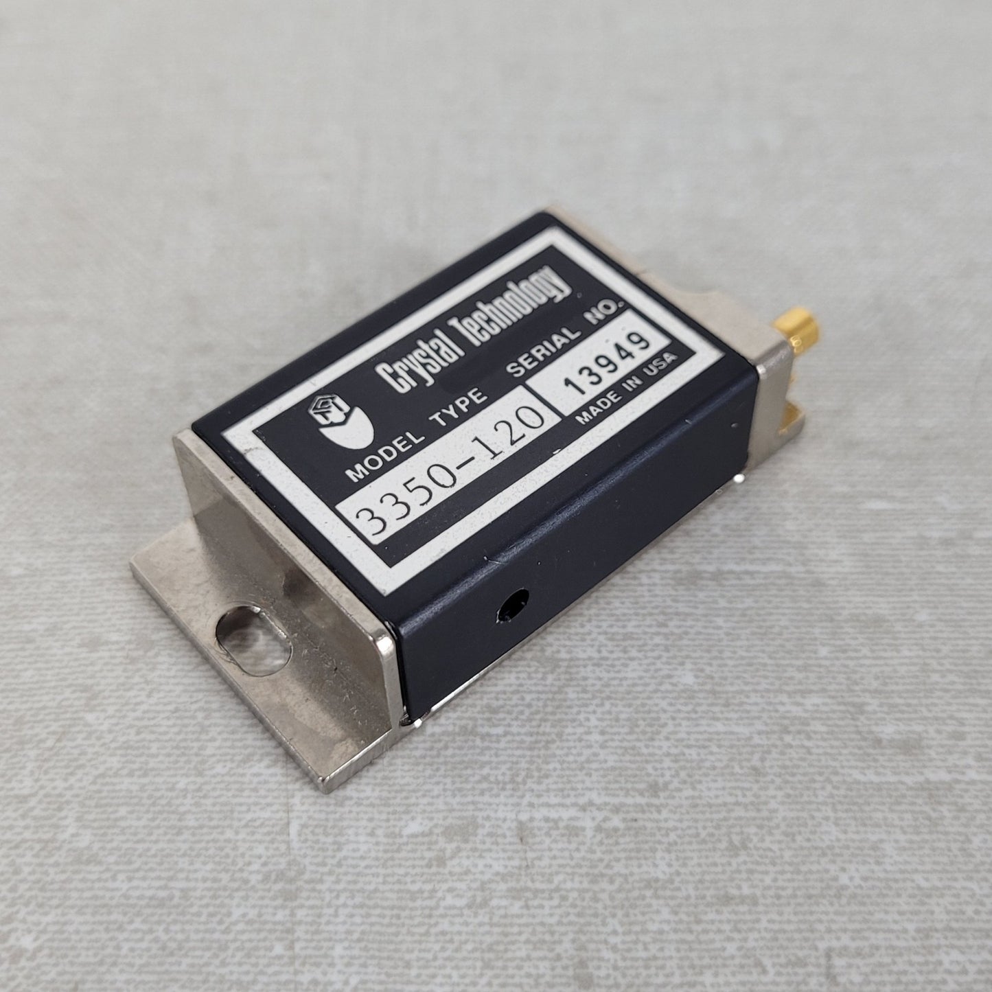Crystal Technology 3350-120 350MHz 488/532nm Acousto-Optic Modulator AOM