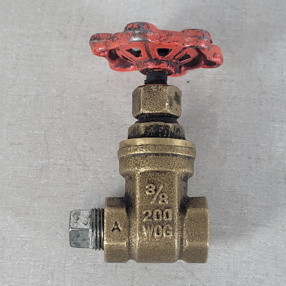 B&K 3/8" Brass Gate Valve 200 WOG Threaded Manual Shutoff Water Oil Gas