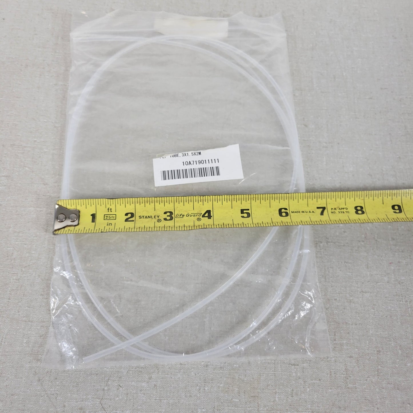 Shimadzu 228-35464 FEP Tubing 3mm OD x 1.5mm ID 65in Partial HPLC