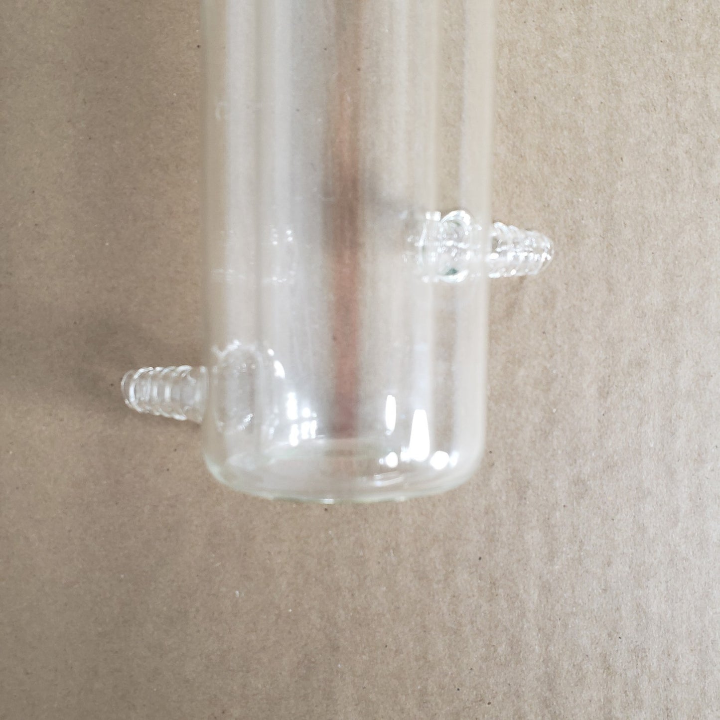 Custom Borosilicate Glass Shell & Tube Heat Exchanger w/Water Jacket Condenser