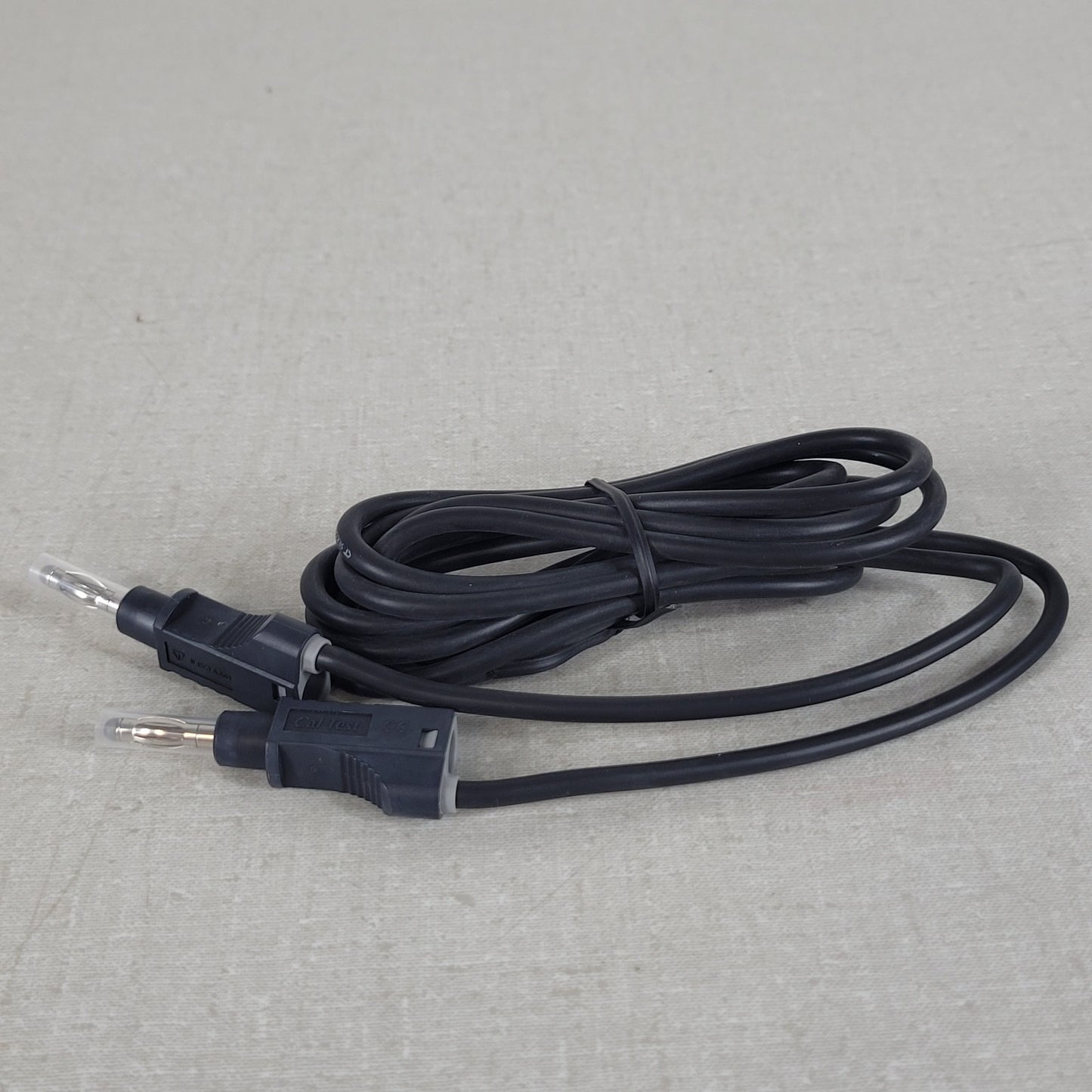 Cal Test Electronics CT2151-200-0 2m Black 4mm Stackable Banana Test Lead 36A