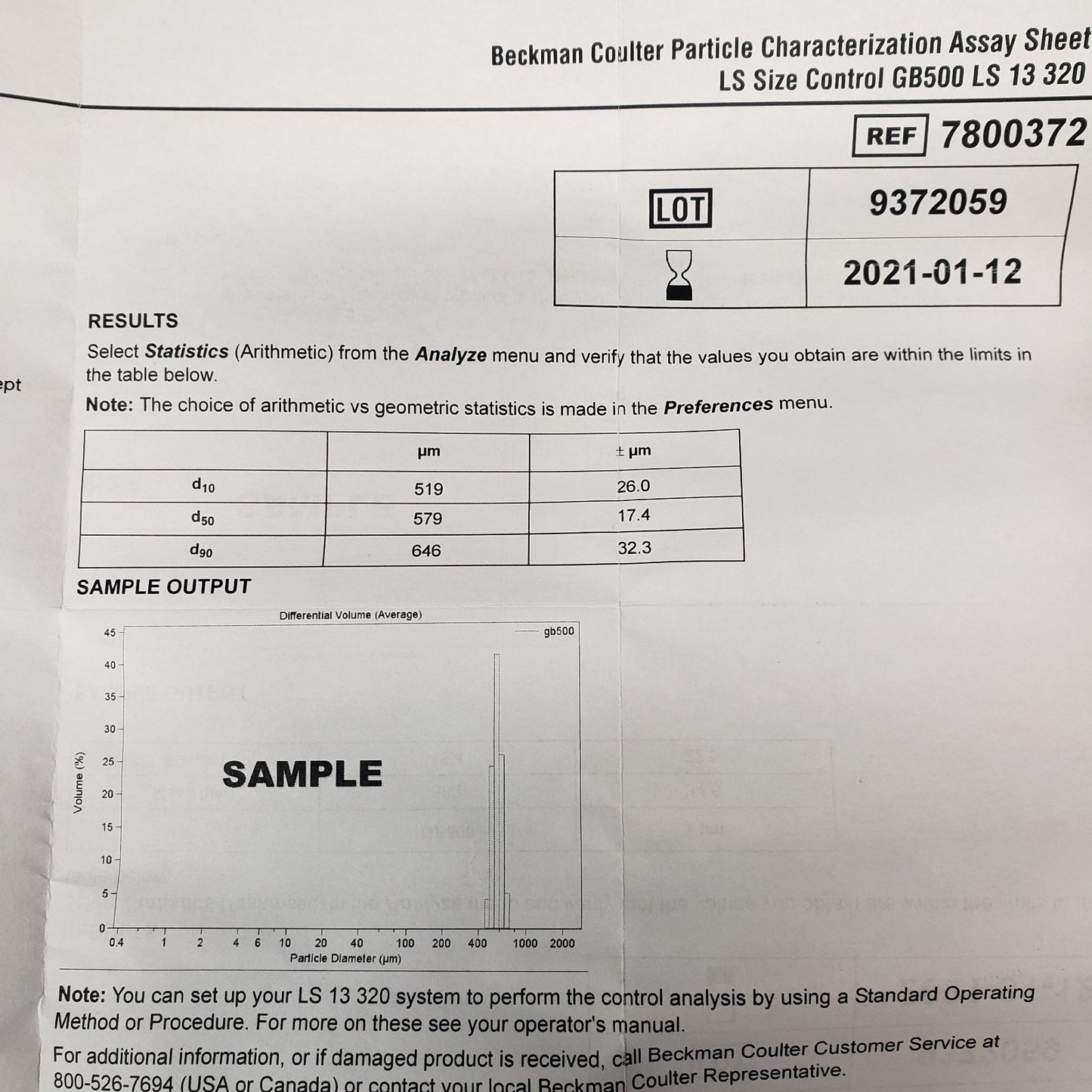 TESTED Beckman Coulter LS 13 320 Particle Size Analyzer w/ ALM Module & Computer