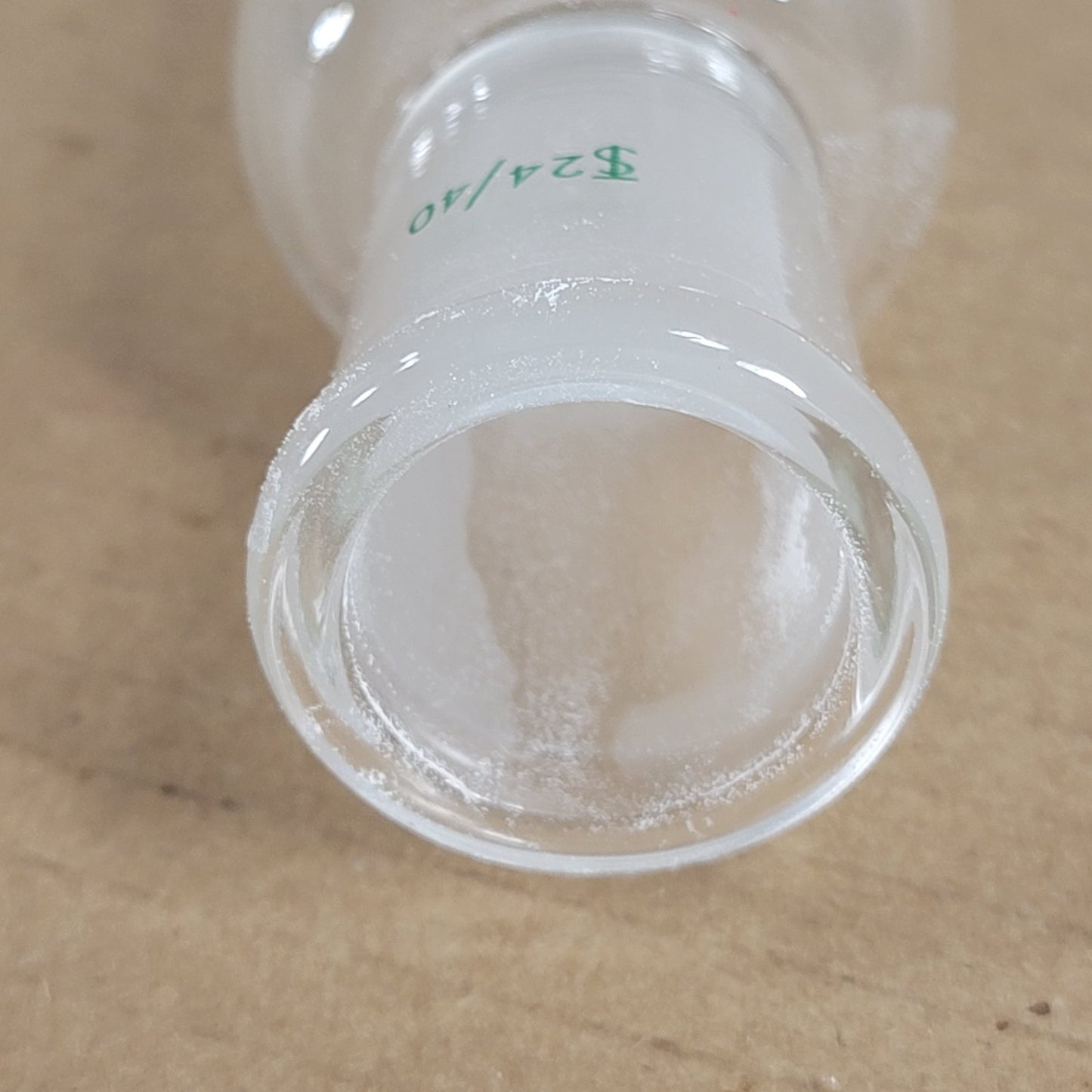 CHIPPED Chemglass CG-1189-21 Chromatography Column w/ Coarse Disc CN 24/40 2" ID