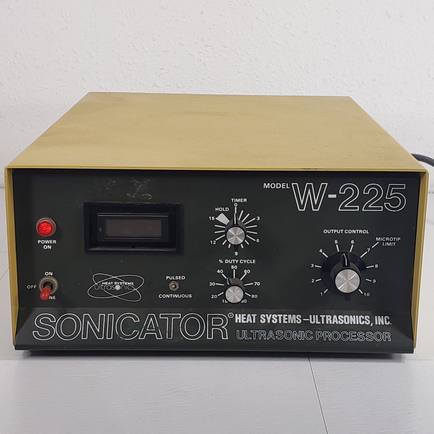 TESTED Heat Systems W-225 Sonicator Ultrasonic Processor 200W 20kHz Pulse
