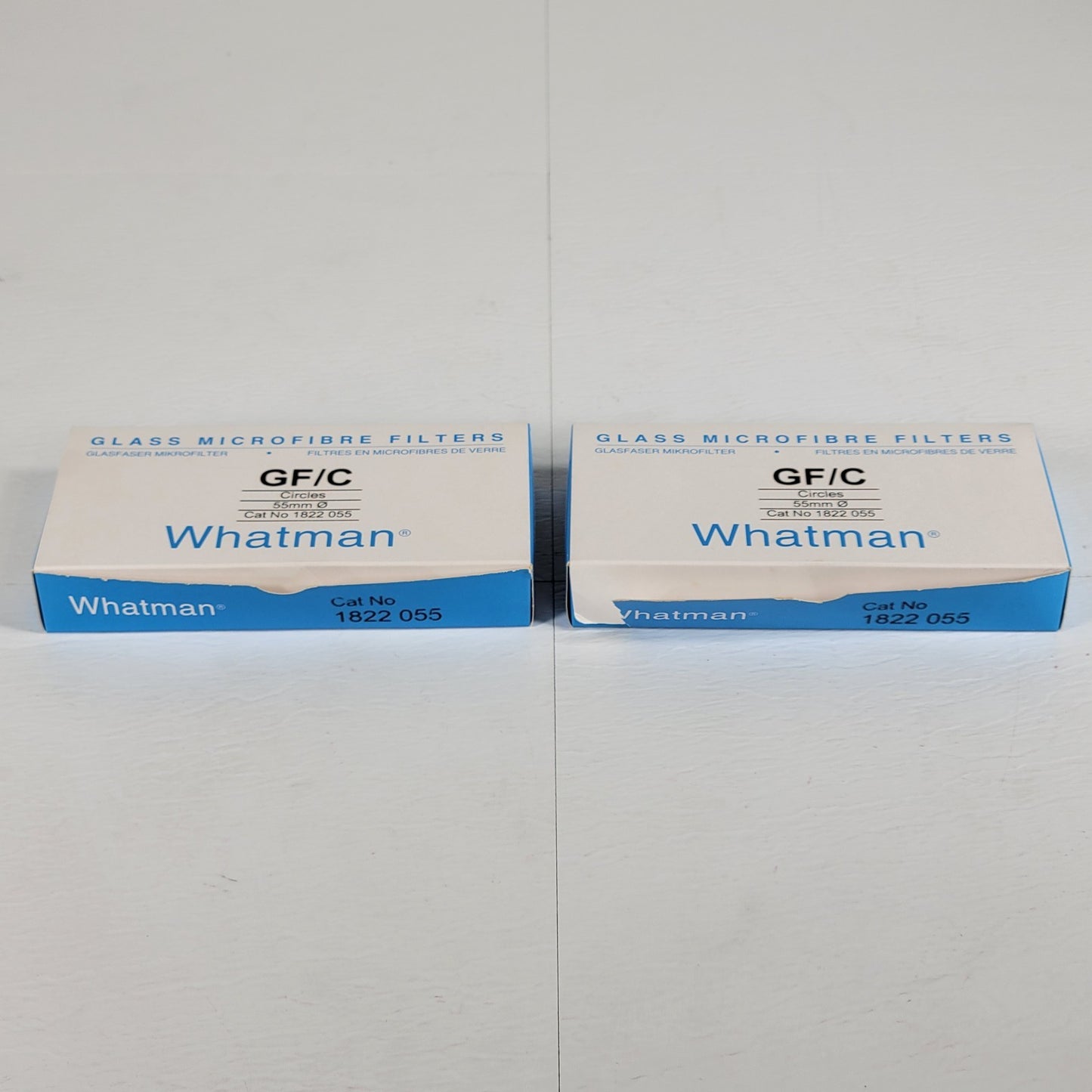 WHATMAN 1822-055 55mm Glass Microfiber Filters, Two Partial Packs, 100+ Circles