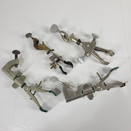 VINTAGE UNBRANDED Three Castaloy 2-Prong Swivel Extension Clamps