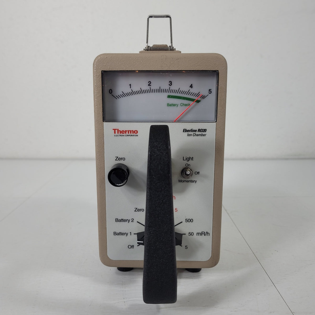 TESTED Thermo Eberline RO20 Ion Chamber Radiation Survey Meter 5mR/h-50R/h