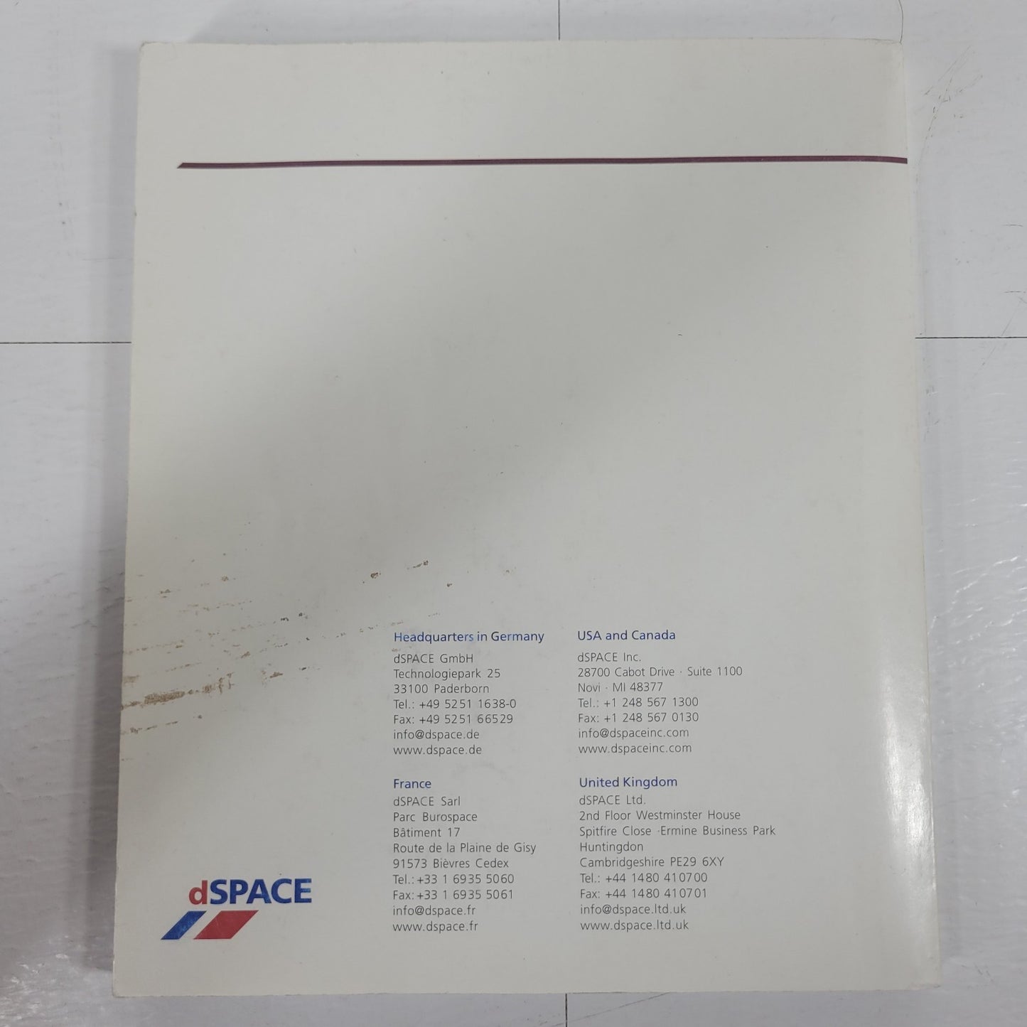 dSPACE DS1104 R&D Controller Board Installation Configuration Guide Rev 3.4