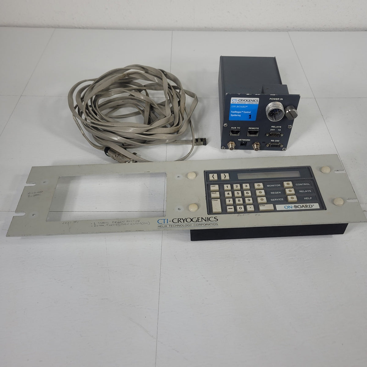 CTI Cryogenics 8113036G001 On-Board FastRegen Sputtering Control Module w/ Panel