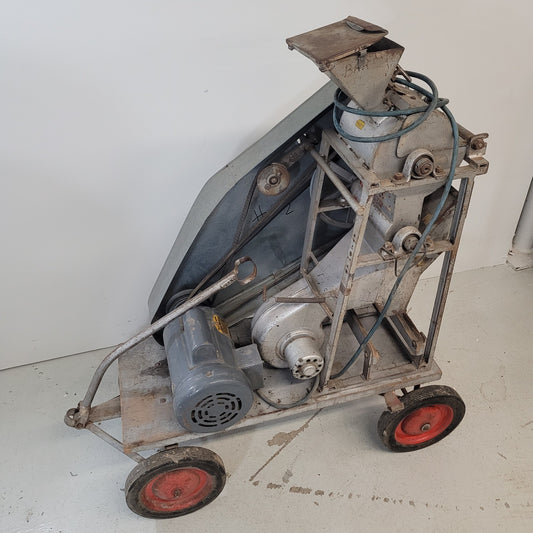Vintage Portable Laboratory / Plot Sample Seed Grain Thresher Cleaner Cart
