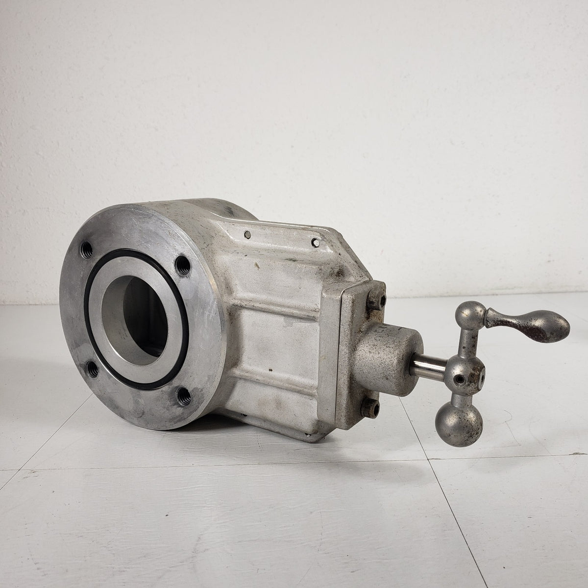 Airco Temescal 3" Manual High Vacuum Gate Valve ASA Flange Aluminum O-Ring
