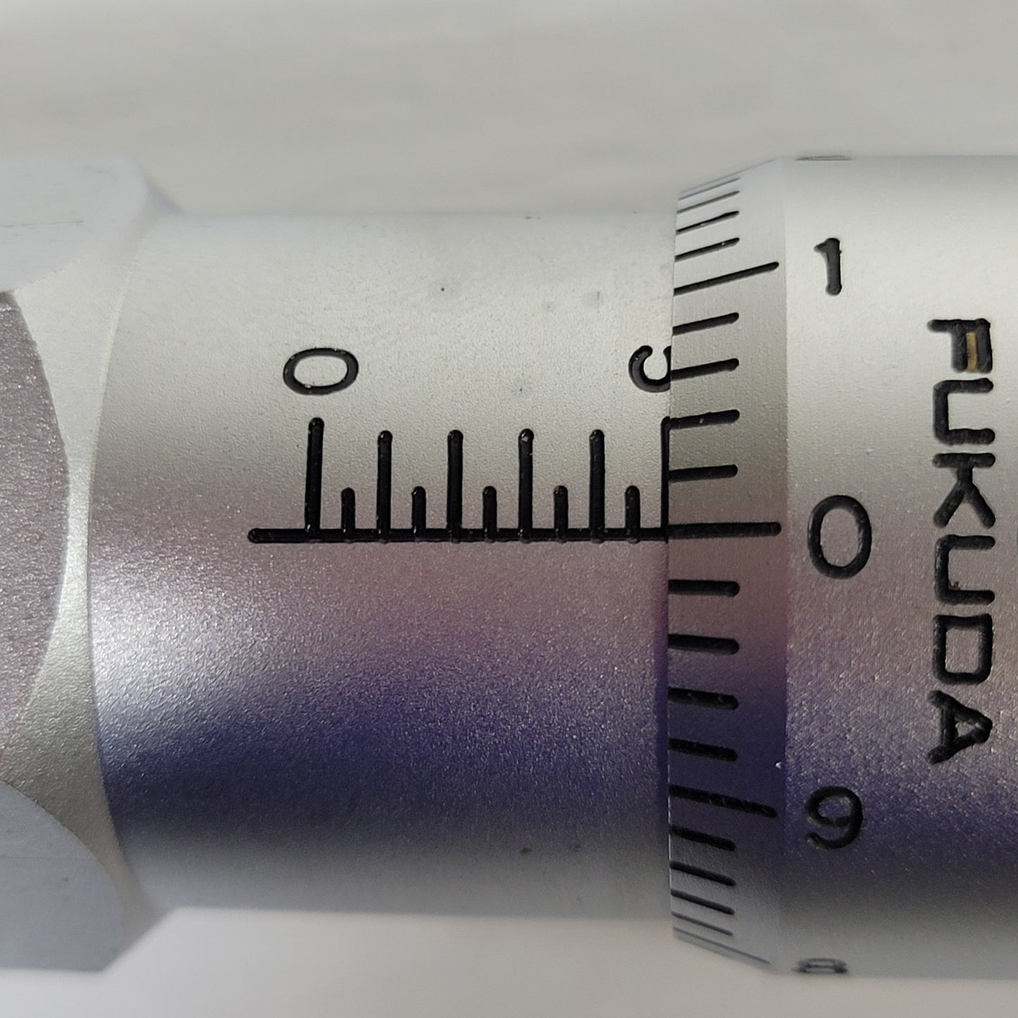 FUKUDA 0-5.0ml Precision Mechanical Dial Calibrator/Gauge Micrometer Cal