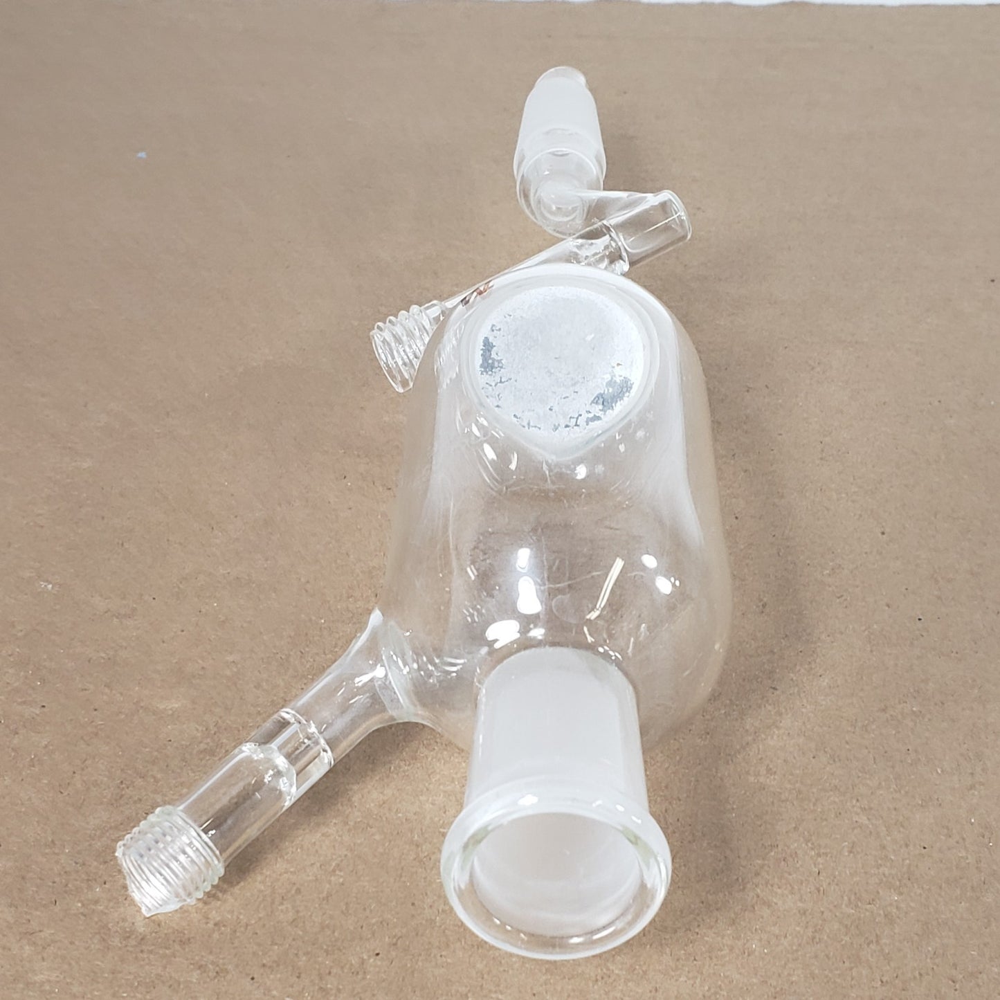 Chipped Chemglass AF-0548-02 200mL Addition Funnel 24/40 Joint Size Med Frit