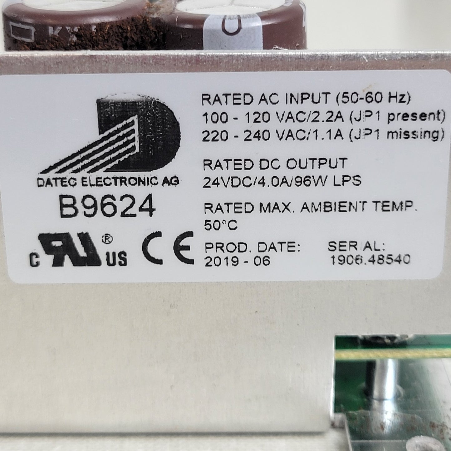 Franke 1559947 Switching Power Supply Board For an A800 Espresso Machine