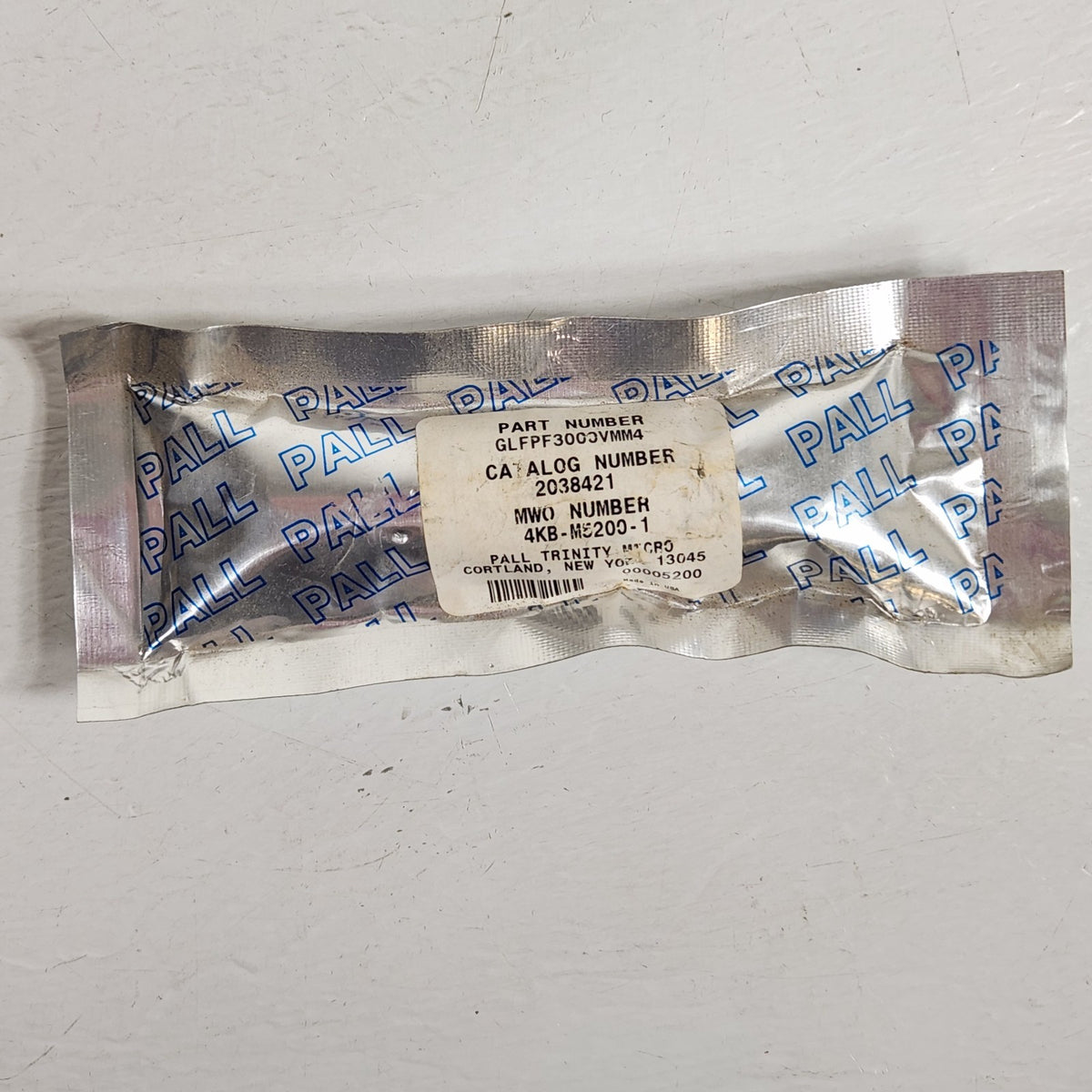 Pall GLFPF3000VMM4 Mini-Gaskleen 3000 PSI Inline Gas Filter 1/4" VCR NOS