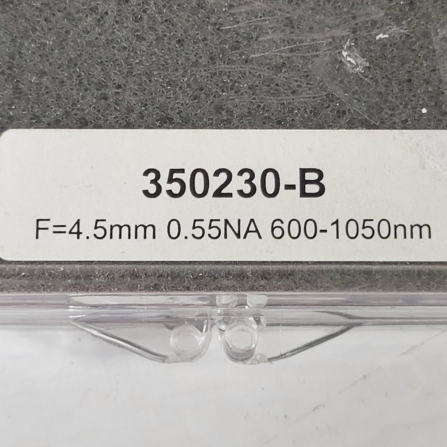 THORLABS 350230-B F=4.5mm, 0.55NA, 6.33mm Diameter, 600-1050nm Bandpass Filter
