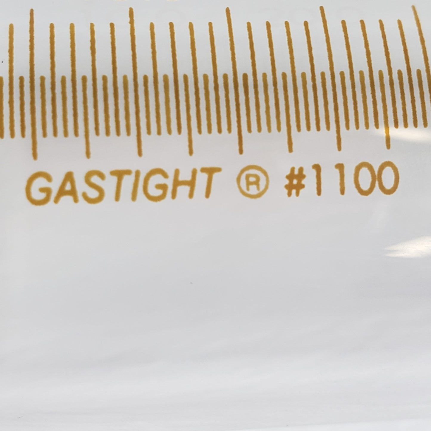HAMILTON Gastight #1100 100.0ml Srng, Broken Luer Hub Tip