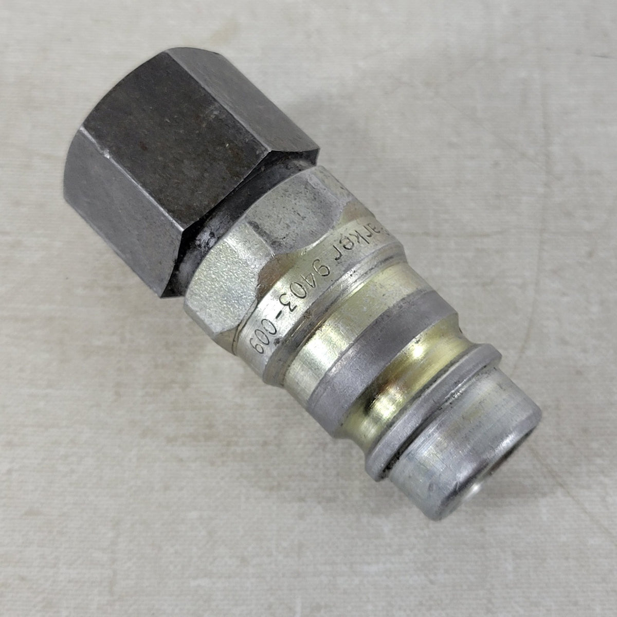 Parker 9403-009 3/8" Female Hydraulic Quick Connect Coupler Fitting