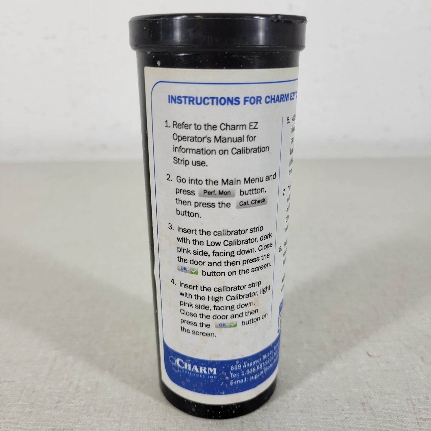 Charm Sciences EZ-7072 Low & High Reader Calibrator Strips -70/-48 190/284