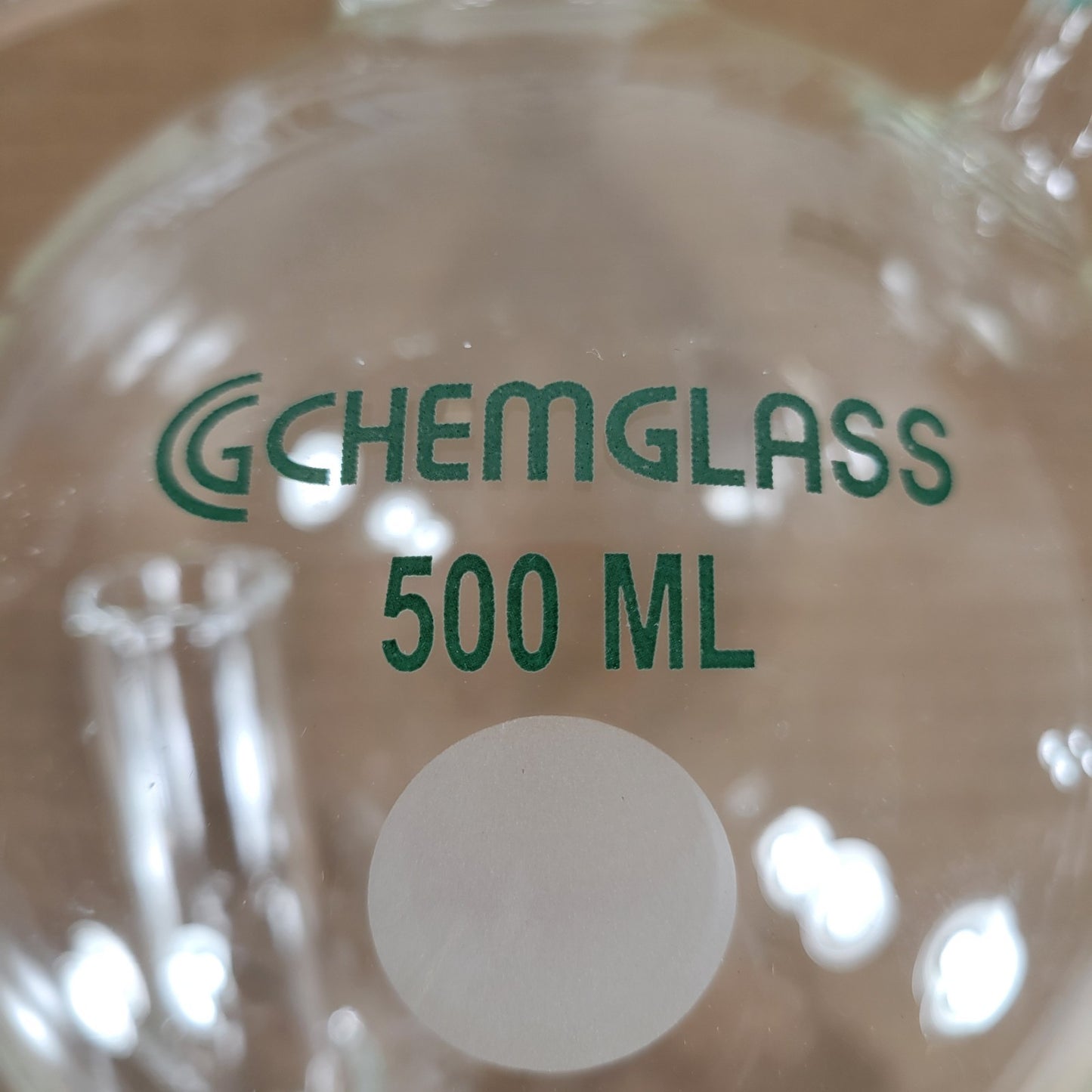 Chemglass CG-1233-03 500mL Modified Solvent Distilling Head 24/40 Glassware