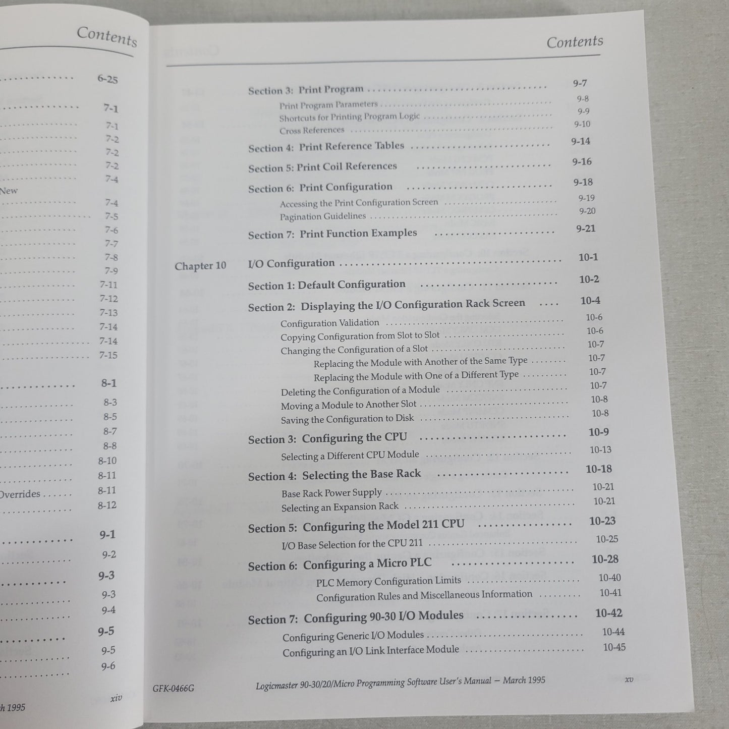 GE Fanuc GFK-0466G Logicmaster 90 Series 90-30/20/Micro Programming User Manual