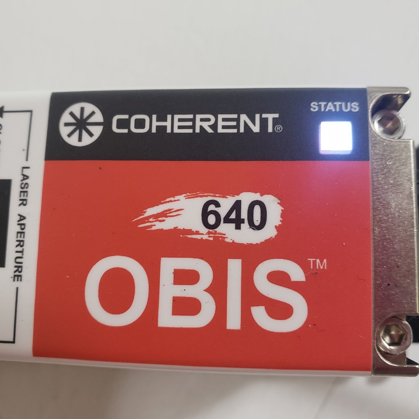 TESTED Coherent OBIS LX 640nm 40mW Laser 1185054 PSU USB I/O 38mW