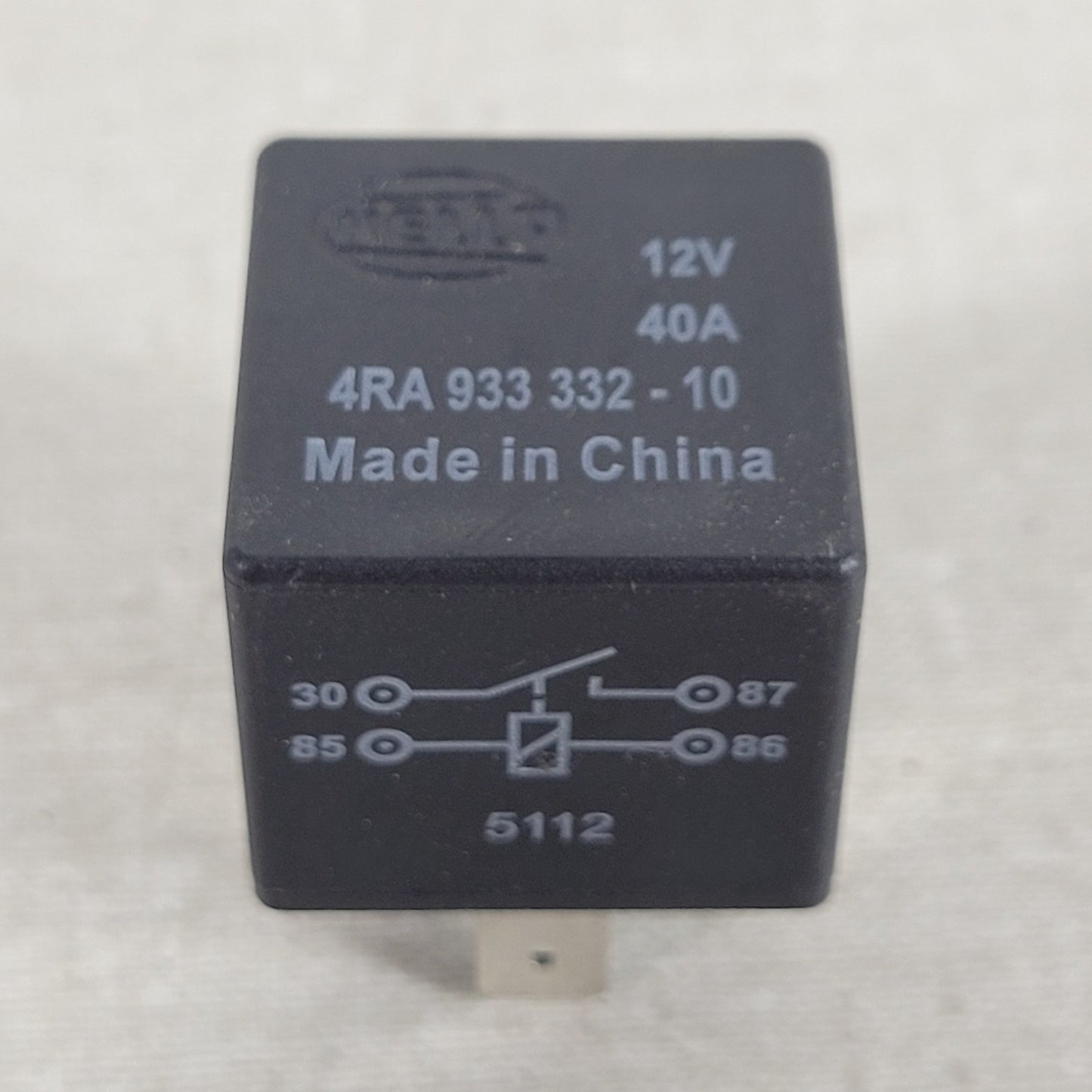 Hella 4RA 933 332-10 12V 40A 5-Pin Changeover Conversion Relay w/ Box