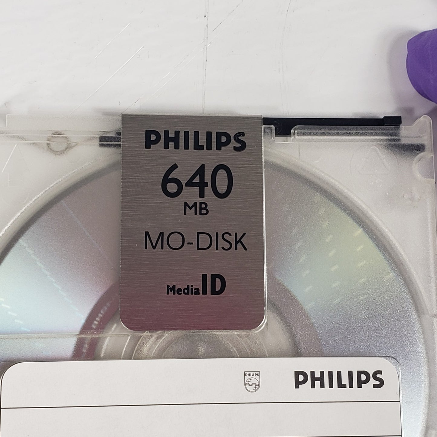Philips 640MB 3.5" Rewritable MO Disk Magneto Optical MediaID